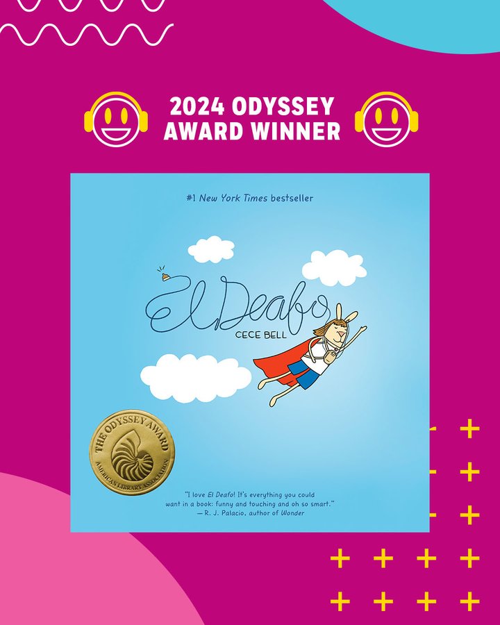 2024 Odyssey Award Winner for El Deafo